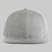 Wool Blend Heather Snapback Cap