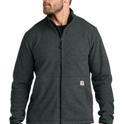 Textured Full Zip Fleece Jacket