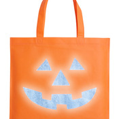 Pumpkin Reflective Tote Bag