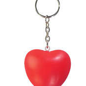 Heart Shape Stress Ball Keychain