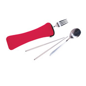 Travel Cutlery Set In Zip Pouch